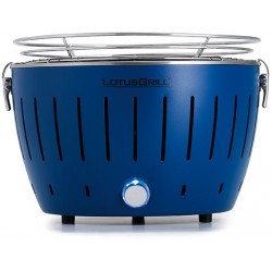 LOTUSGRILL LOTUS GRILL MINI BARBECUE DA TAVOLO PORTATILE PER ESTERNO CON CAVO USB BLU