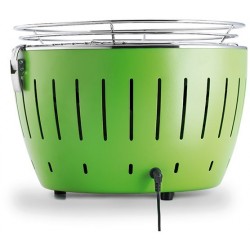 LOTUSGRILL LOTUS GRILL MINI BARBECUE DA TAVOLO PORTATILE PER ESTERNO CON CAVO USB VERDE