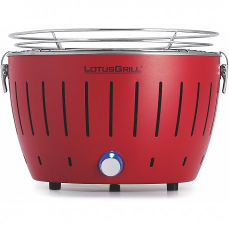 LOTUSGRILL LOTUS GRILL STANDARD BARBECUE DA TAVOLO PORTATILE PER ESTERNO CON CAVO USB ROSSO