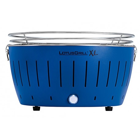 LOTUSGRILL LOTUS GRILL XL BARBECUE DA TAVOLO PORTATILE PER ESTERNO GRANDE BLU