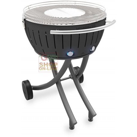 LOTUSGRILL LOTUS GRILL XXL BARBECUE DA TAVOLO PORTATILE PER ESTERNO ANTRACITE