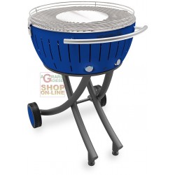 LOTUSGRILL LOTUS GRILL XXL BARBECUE DA TAVOLO PORTATILE PER ESTERNO BLU