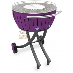 LOTUSGRILL LOTUS GRILL XXL BARBECUE DA TAVOLO PORTATILE PER ESTERNO VIOLA