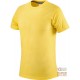 MAGLIETTA COTONE MEZZA MANICA GR  145  COLORE GIALLO  TG  S XXL