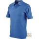 MAGLIETTA POLO 100% COTONE CARDATO  COLORE BLU ROYAL  TG  S XXL