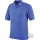 MAGLIETTA POLO 100% COTONE PETTINATO GR  190 CA  COLORE AZZURRO ROYAL  TG  M XXL