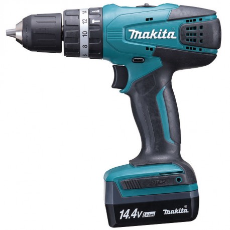 MAKITA TRAPANO CON 2 BATTERIE 1,1AH-LI 14,4VP HP347DWE