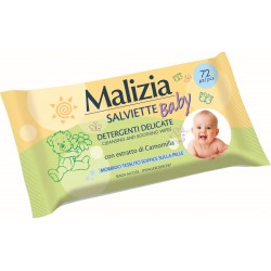 MALIZIA BABY SALVIETTE DETERGENTI DELICATE 72 PEZZI