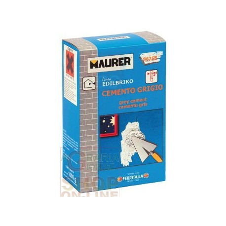 MAURER CEMENTO GRIGIO LINEA EDILBRIKO KG. 5