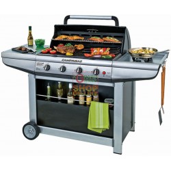 CAMPINGAZ BARBECUE A GAS ADELAIDE 4P DLX 21KW CON FORNELLO