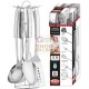 MAX SET MESTOLI 6PZ C/APPENDINO INOX