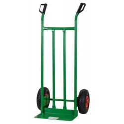 CARRELLO PORTACASSE CON DUE RUOTE PNEUMATICHE KG. 200