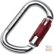 MOSCHETTONE IN LEGA LEGGERA ANODIZZATA  CHIUSURA TWIST LOCK  APERTURA 20 MM  COLORE GRIGIO