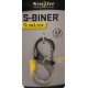 Nite Ize SlideLock S-Biner Doppio Moschettone di Sicurezza in Acciaio inox cm. 4,9x2,2x0,8