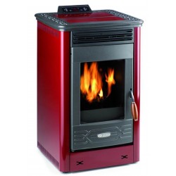 OLIMPIA SPLENDID DAFNE STUFA A PELLET KW. 5,5 65 PELLET BORDEAUX