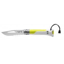 OPINEL COLTELLO IN ACCIAIO INOX VRI N. 8 OUTDOOR COLORE FLUO JAUNE CAMPEGGIO CAMPER