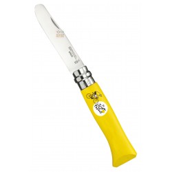 OPINEL COLTELLO INOX N. 7 PUNTA TONDA MON PREMIER TOUR DE FRANCE MAILLOT JAUNE