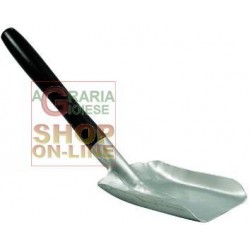 PALETTA PER CARBONE CON MANICO IN LEGNO CM. 16X25