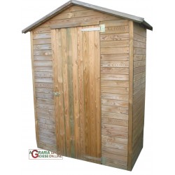 CASETTA RICOVERO ATTREZZI PER GIARDINO IN LEGNO CM. 175x83x215h.