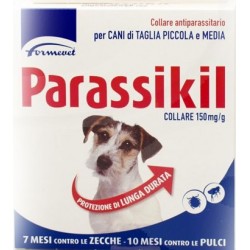 PARASSIKIL COLLARE ANTIPARASSITARIO PER CANE DI TAGGLIA PICCOLA E MEDIA