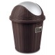 Pattumiera con coperchio basculante Elegance Moka cm 28,5x39h. lt. 10