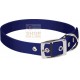 PET TRIBE COLLARE PER CANI IN NYLON CON FORI CM. 2 BLU