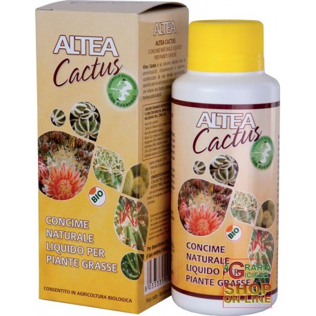 ALTEA CACTUS CONCIME NATURALE LIQUIDO PER PIANTE GRASSE CON