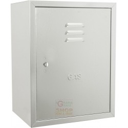 CASSETTA PER CONTATORE GAS IN LAMIERA ZINCATA CM. 35 X 25 X 45