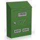 CASSETTA POSTALE VERNICIATA VERDE MODELLO CITY CM. 18x6x25h