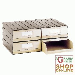 CASSETTIERA PER UFFICIO PVC 4 CASSETTI