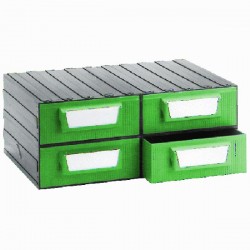 CASSETTIERA PER UFFICIO PVC 4 POSTI