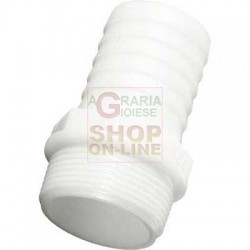 RACCORDO PORTAGOMMA IN NYLON  mm. 40x1-1/4 poll.