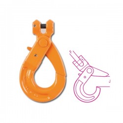 Robur Ganci per sollevamento tipo self-locking a forcella acciaio legato ad alta resistenza EN1677-3 R T1,12