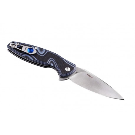 RUIKE RKE FANG P105-K COLTELLO CHIUDIBILE CON MANICO BLU TENUE CM. 21,3