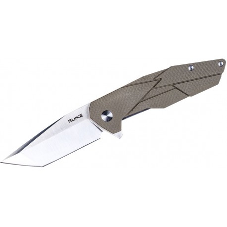 RUIKE RKE P138-W COLTELLO CHIUDIBILE CON MANICO SABBIA CM. 22,1