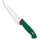 SANELLI PREMANA COLTELLO DA CUCINA CON MANICO VERDE E ROSSO CM. 18