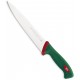 SANELLI PREMANA COLTELLO PER SCANNARE SCANNARE MANICO VERDE E ROSSO CM. 22