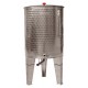 SANSONE SILOS CONTENITORE INOX PER VINO OLIO E MIELE FONDO CONICO LT. 300