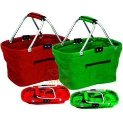 CESTO PER LA SPESA PIEGHEVOLE  IN NYLON BAGGY-BAG CM. 47X28X24