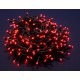 SERIE LUCCIOLE A LED PER ESTERNO ROSSO 300L 8 FUNZIONI 24V