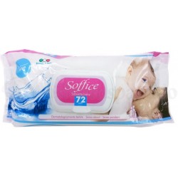 Soffice Salviettine Imbevute baby Aqua pz. 72