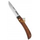 STOCKER COLTELLO CHIUDIBILE DA CACCIA S MANICO IN LEGNO LAMA INOX CM. 7