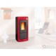 STUFA PELLET KW.25 LILIANA IDRO BORDEAUX