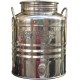 SUPERFUSTINOX CONTENITORE ACCIAIO INOX MOD. MILANO LT. 15 PREDISPOSTO