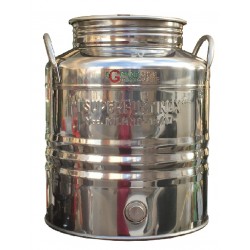 SUPERFUSTINOX CONTENITORE ACCIAIO INOX MOD. MILANO LT. 3 PREDISPOSTO