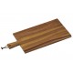 Tagliere in legno acacia per cucina Kesper con manico cm. 45x22