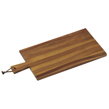 Tagliere in legno acacia per cucina Kesper con manico cm. 45x22