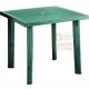 TAVOLO IN RESINA WEEKEND QUADRATI 80x80 VERDE