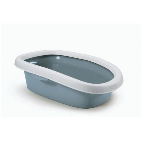 TOILETTE SPRINT 10 PER GATTI DI PICCOLA TAGLIA BIANCO/BLU ACCIAIO cm 31x43x14h.