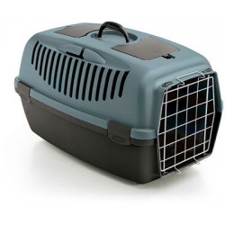 TRASPORTINO PER CANI GULLIVER 3 CON PORTA IN METALLO cm. 58,5x36,5x33,5h.